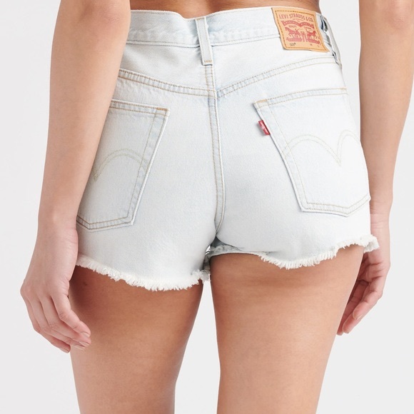 Levi's Pants - Levi’s 501 Light Wash Embroidered Shorts